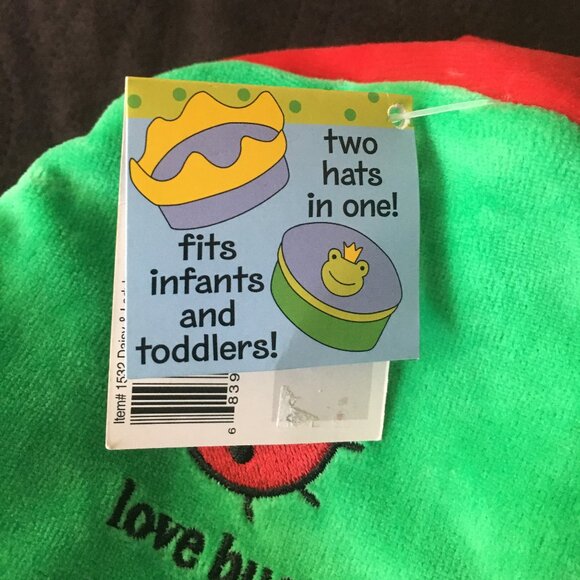 New Rich Frog Reversible Lady Bug and Sunflower Hat Fits Infants and Toddlers - Picture 8 of 8